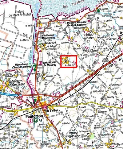 Situation de Les Pas