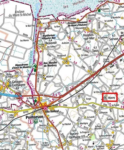 Situation de Macey