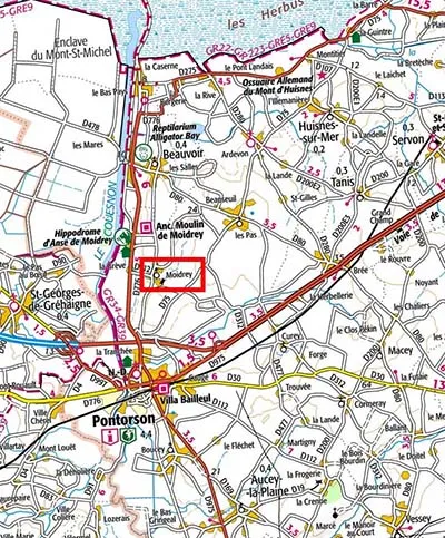 Situation de Moidrey